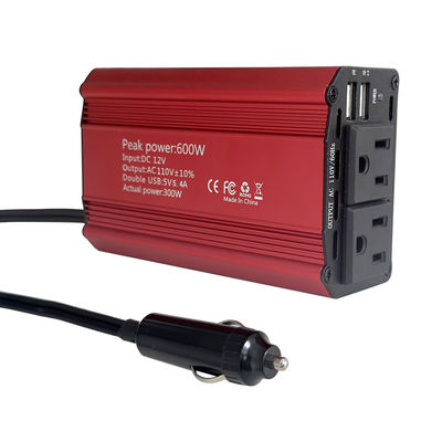 Un buen precio. Universal Socket DC 12V 24V To AC 220V Modified Sine Wave Mini Power Inverter 300W 300Watts Converter Adapter Portable Car Inverter With Charger en línea