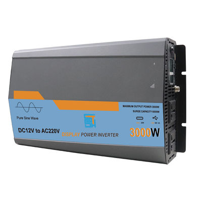 Un buen precio. Inversor de onda senoidal pura de alta frecuencia de 3000 W 12V 220V Tipo de salida Serie MTS única en línea