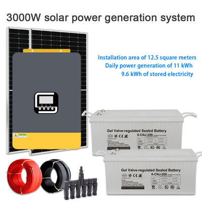 Un buen precio. 2KW Sistema de energía solar para el hogar de red encendida/desenchufada ️ Voltado ajustable 120V/220V/230V/240V en línea