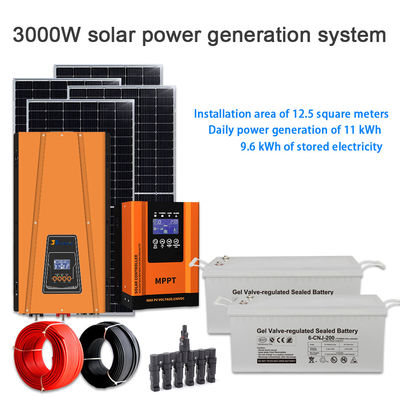 Un buen precio. Kit de sistema solar de 3KW OEM y ODM con almacenamiento de batería y paneles monocristalinos para asociaciones B2B en línea