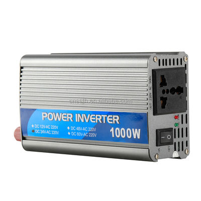 Un buen precio. Invertidor de carros de 1000W 12V 24V DC 220v 230v 240v Fuera de la red Invertidor de ondas senoidales modificado en línea