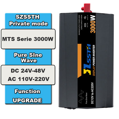 Fuera de la red Inversor de potencia de onda senoidal pura 3KW Enchufe personalizada 50Hz 60Hz