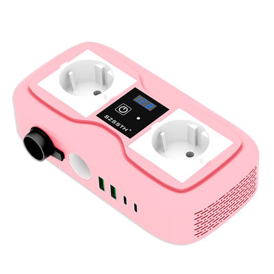 Red SDK 200W Invertidor de potencia automático de 12 V a 220 V