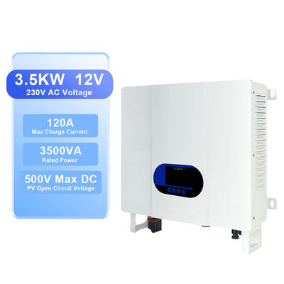 3.5kw Inversor solar para el hogar fuera de la red 24v 3000w fase única 3kw 3kva con controlador Mppt