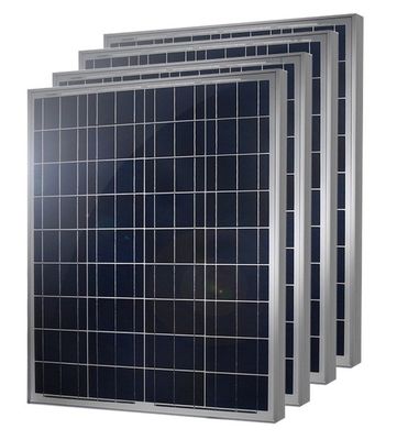 100w 200w paneles solares de vidrio de aluminio de células poli OFF La red en la red panel solar