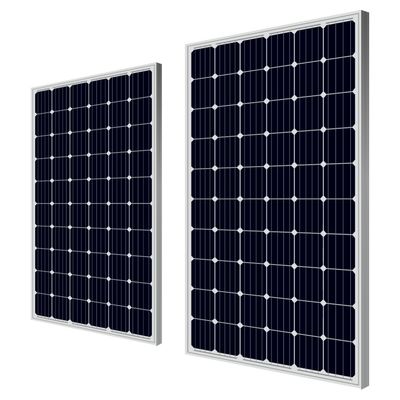 Un buen precio. Panel solar fotovoltaico estándar 100W 250W 300W 330W 350 Watt Panel solar de 12 voltios en línea