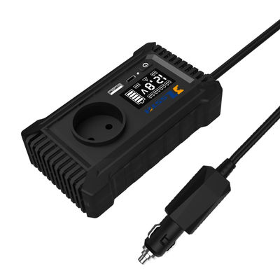 Un buen precio. 12V 220V Mini Dc To Ac GaN PD Fast Charger Converter USA UK EU Socket 150W Pure Sine Wave Electric Car Power Inverter Dual Sockets en línea