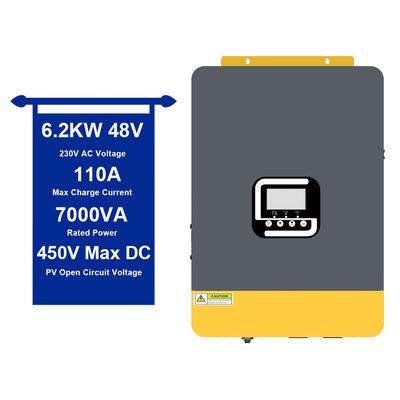 Inversor solar para el hogar de 6200W 48VDC con protección de sobrecarga de salida de onda senoide pura