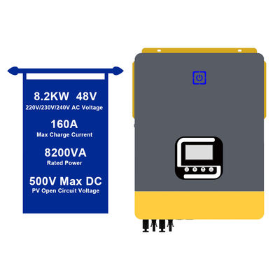 Un buen precio. 8.2KW 48V onda seno fuera de la red Inversor solar todo en uno Inversor de cargador solar en línea