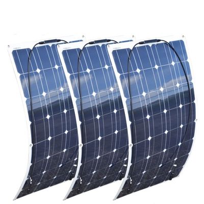 Panel solar monocristalino de 100W Paneles fotovoltaicos flexibles Resistencia a la temperatura