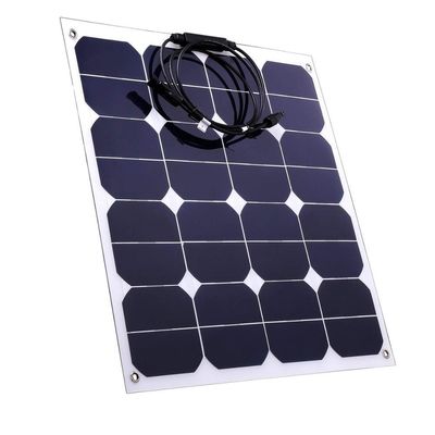 Un buen precio. Panel solar flexible de 18v 50w con película fina curvada y suave Panel solar C60 en línea