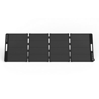 Panel solar plegable negro de 280W para camping portátil y suministro de energía al aire libre