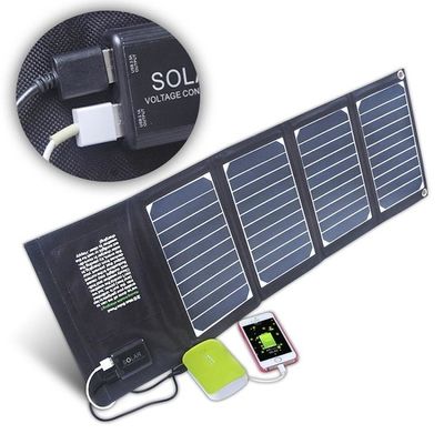 Cargador USB doble 20W bolso plegable de paneles solares plegables paneles solares ligeros