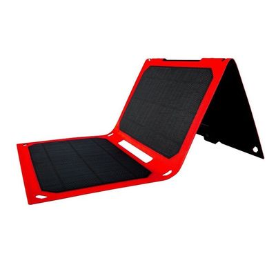Un buen precio. Panel solar portátil de 18W, resistente al agua, cargador USB para actividades al aire libre en línea