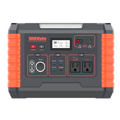 Un buen precio. AC220v/240v/110v Estación eléctrica portátil de 1000W Generador de energía solar inteligente de emergencia en línea
