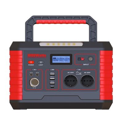 Un buen precio. OEM 1000 Watt Estación de energía portátil Tipo-C Salida QC3.0 18W para carga rápida en línea