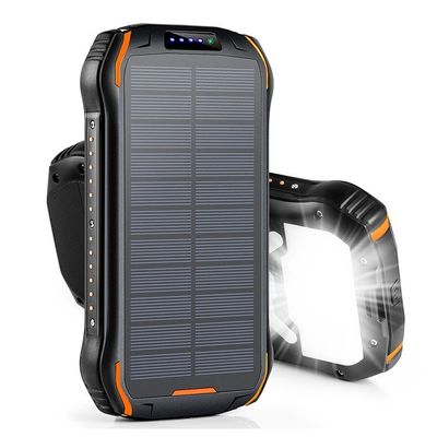 Un buen precio. Banco de energía solar portátil de 26800mAh con función inalámbrica IPX7 a prueba de agua en línea
