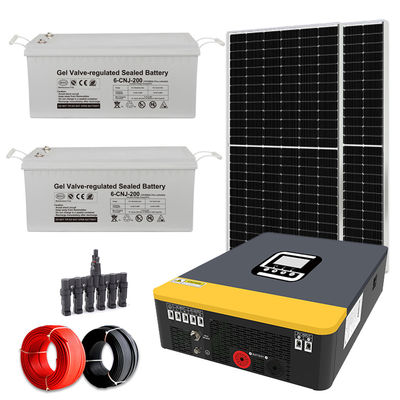 Sistema solar completo de 100-240V de voltaje ajustable 3KW fuera de la red con controlador MPPT
