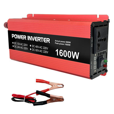 Baja frecuencia 12V 24V 48V 60V a 110V 220V 230V Inversor de potencia 800W 1000W 1300W Potencia nominal