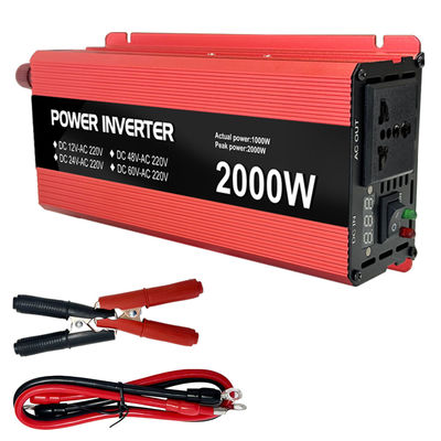 Inversor de potencia de fase única de 12V 24V 48V 60V a 110V 220V 230V con red SDK
