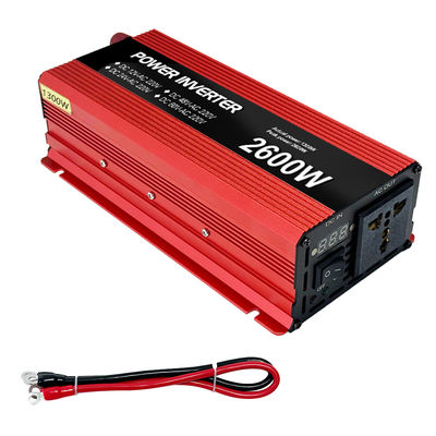 1300W 2600W Pico 12V 24V 48V 60V Inversor de potencia de onda senoidal pura Protección contra sobrecargas y red SDK