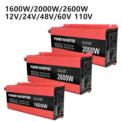 Un buen precio. 12V 24V 48V 60V a 110V 220V 230V cargador de batería inversor de potencia CE ROHS FCC KC en línea