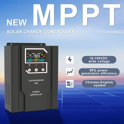 Un buen precio. Controlador de carga solar MPPT de 30A ligero con detección automática de 12V 24V 36V 48V para hogar/RV/fuera de la red en línea