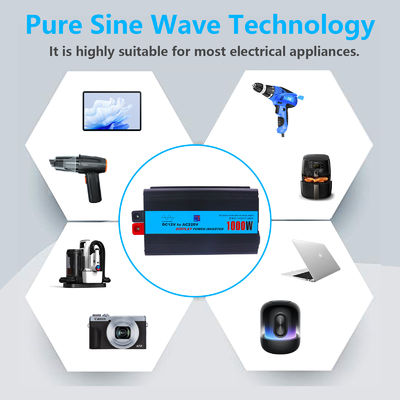 Un buen precio. Inversores de onda senoidal pura de alta potencia 110V/220V para conversión de 12V/24V/48V, con corriente de salida óptima y tamaño compacto en línea