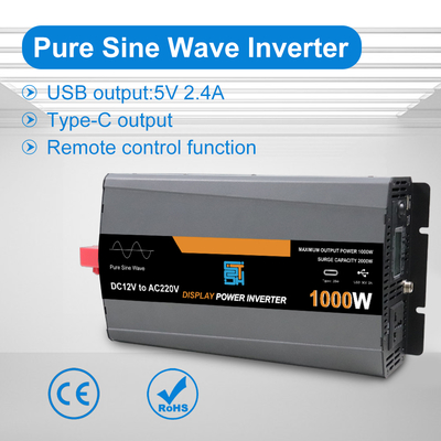 Un buen precio. Inversor solar de onda senoidal pura de 3000W, 12V/24V/48V CC a 110V/220V CA en línea