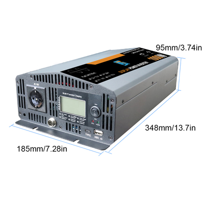 Un buen precio. Inversor solar aislado de 1kW, 12V/24V DC a 110V AC, onda sinusoidal pura en línea