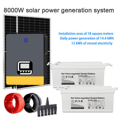 Un buen precio. High Efficiency 8KW Solar Energy System for Home – Multi-Voltage 100V to 240V Output en línea