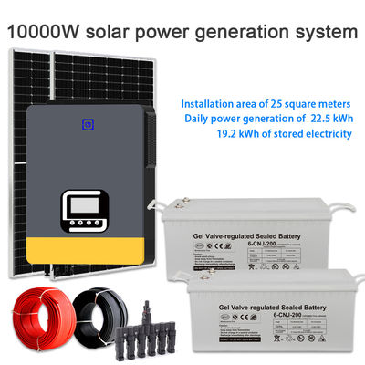 Un buen precio. Home Power Solution: 10KW Hybrid Solar System with GEL Battery Storage to Prevent Power Outages and Maximize Solar Energy en línea