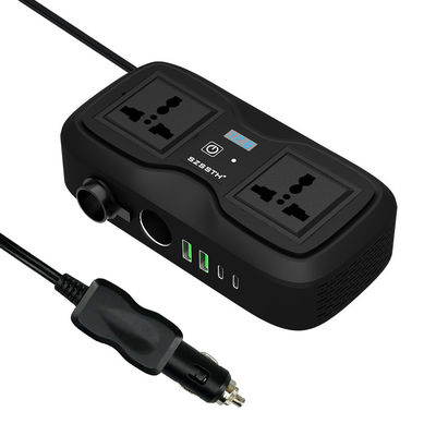 Un buen precio. GaN Power Driver Pro: Inversor de automóvil de 400W con 2 tomas de corriente alterna y doble cargador USB PD. en línea